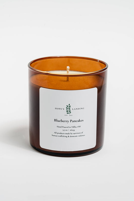 Blueberry Pancakes Candle: 16oz