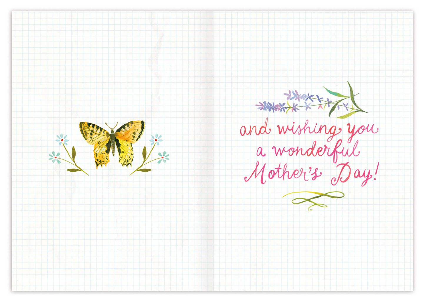 Grateful Hummingbird Mother's Day Card